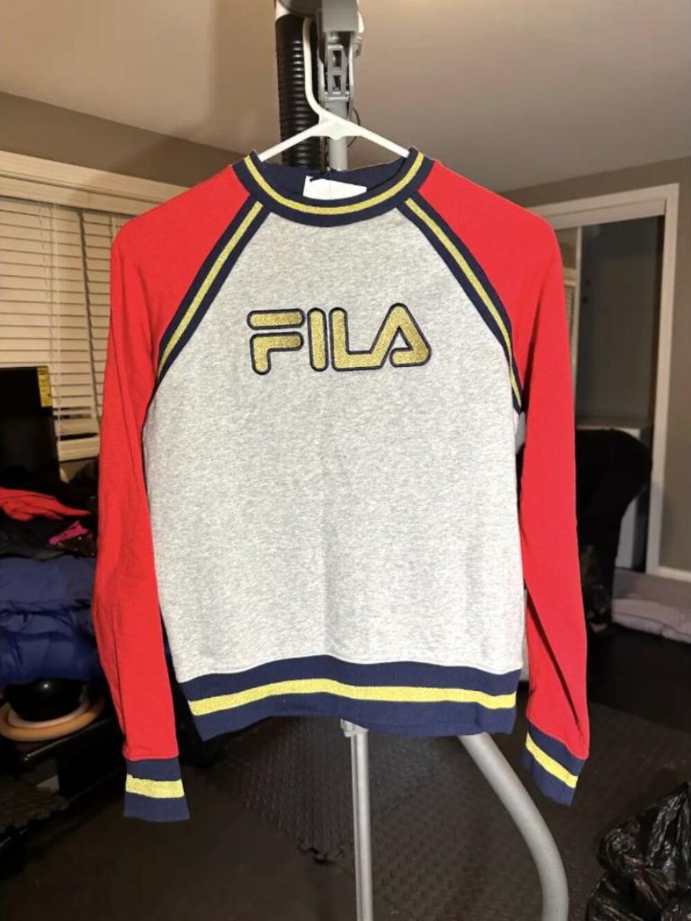 FILA Rafaela Color-Block Logo Sweatshirt NWT XS - Picture 2 of 4